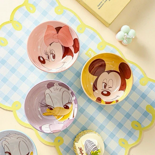 Disney Mickey & Friends Ceramic Bowl Set (4pcs)