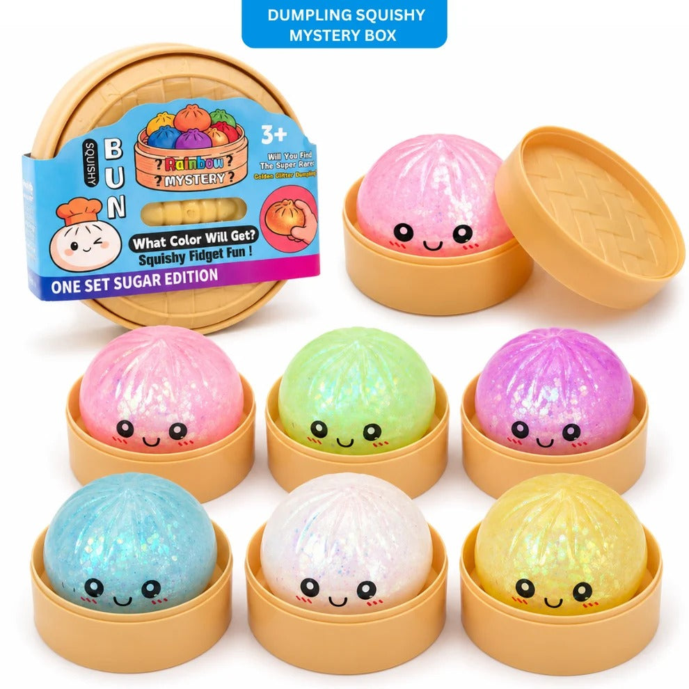 Dumpling Small Glitter Squishy