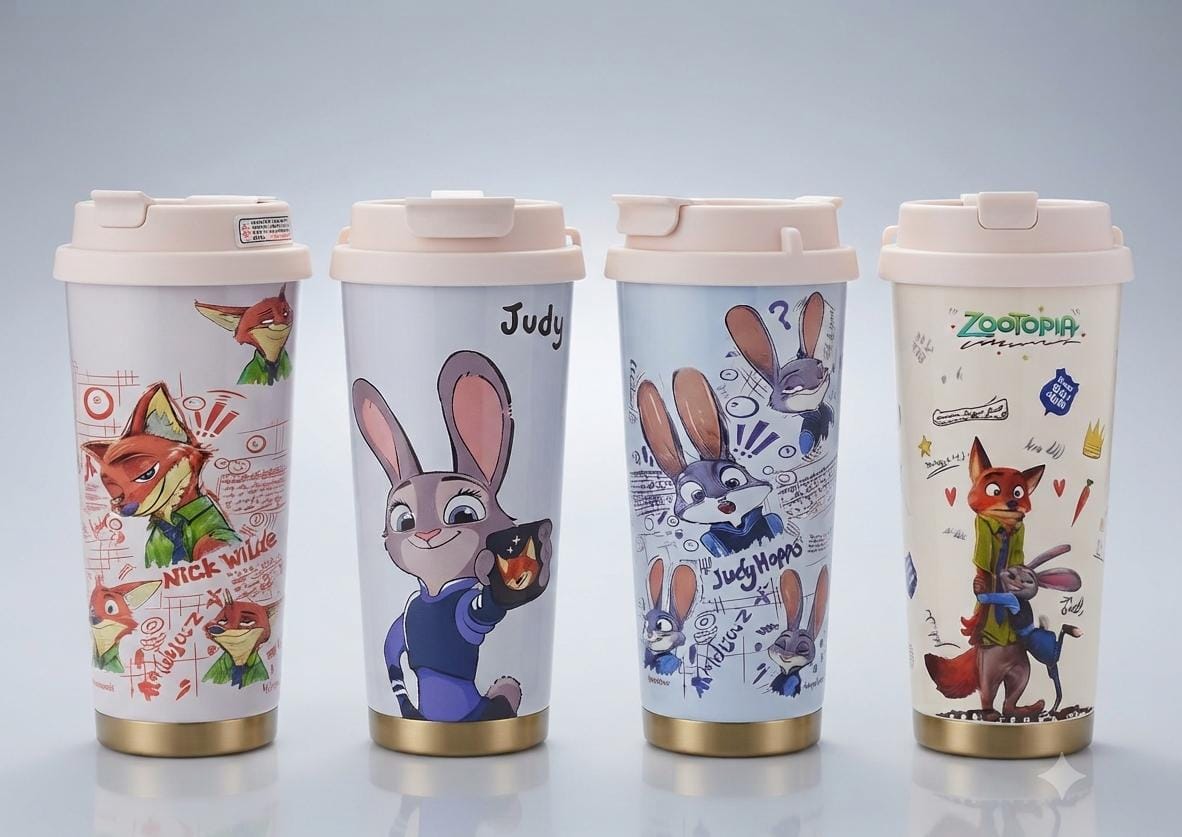 Zootopia coffee mug insulated