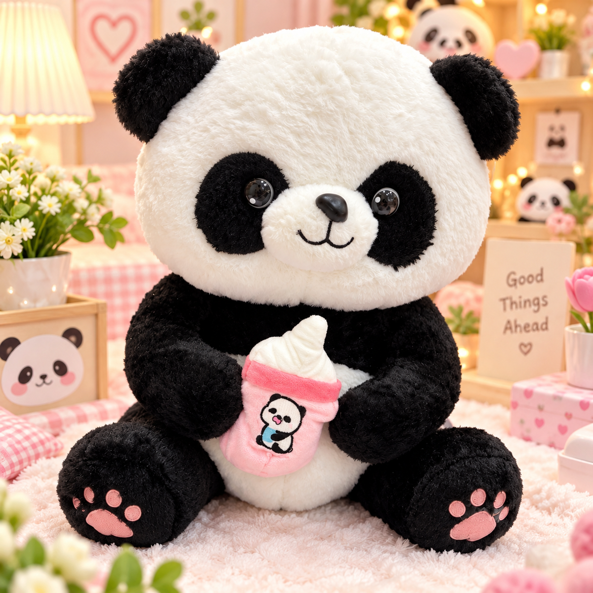 Panda Plush Toy(Bottle)