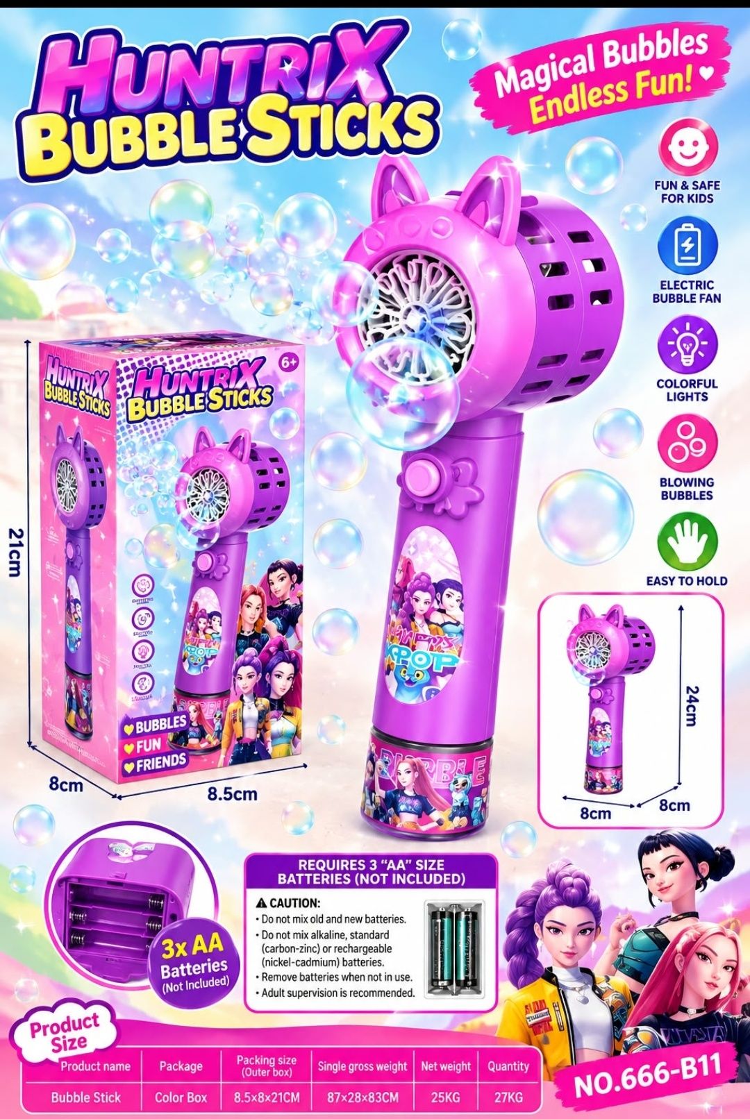 Kpop Bubble Gun