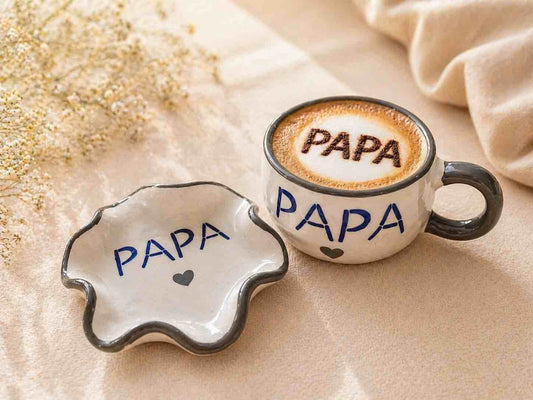 Papa Mug & Saucer