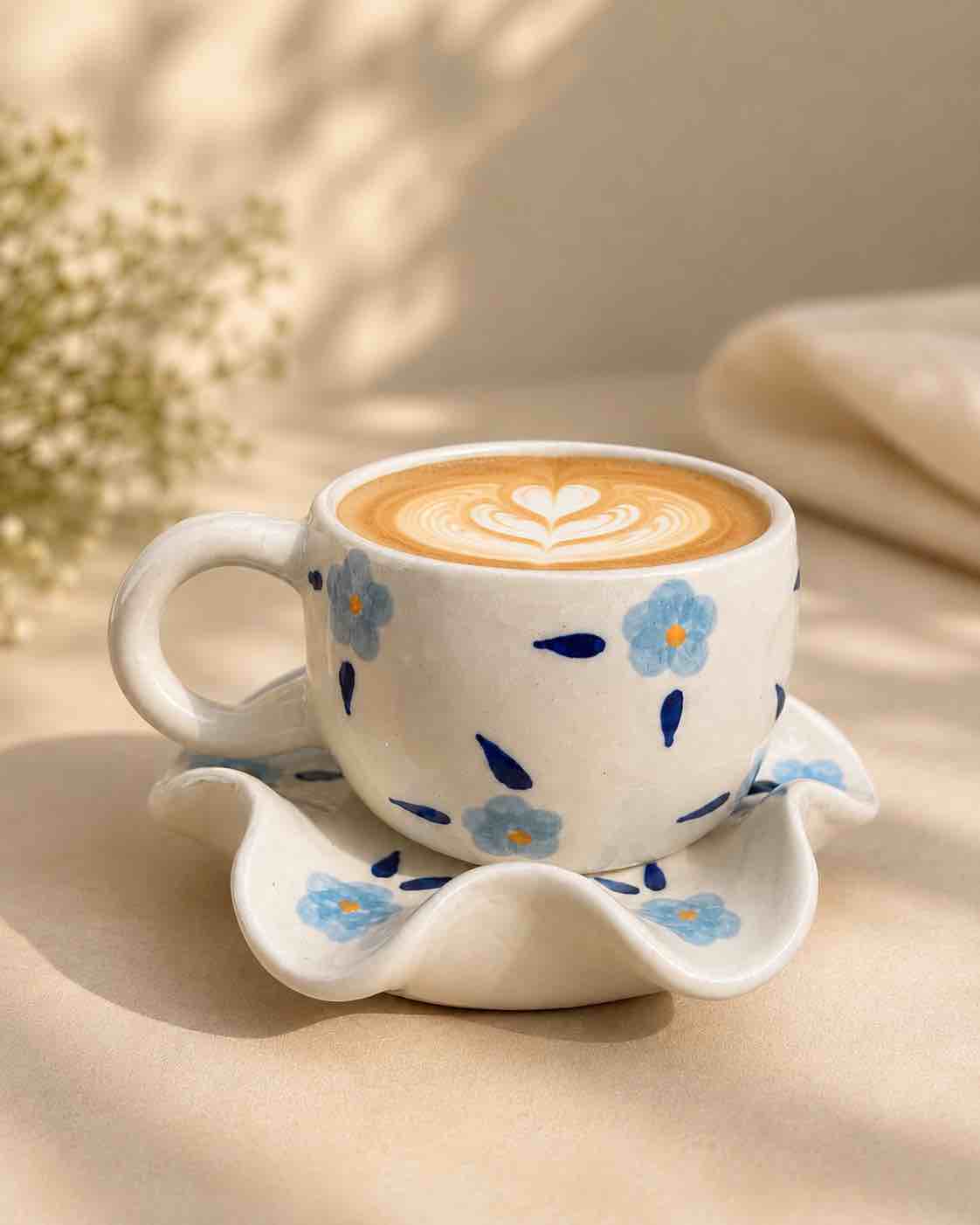 Ceramic Mug & Saucer