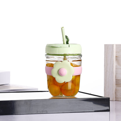 Flower Glass Sipper