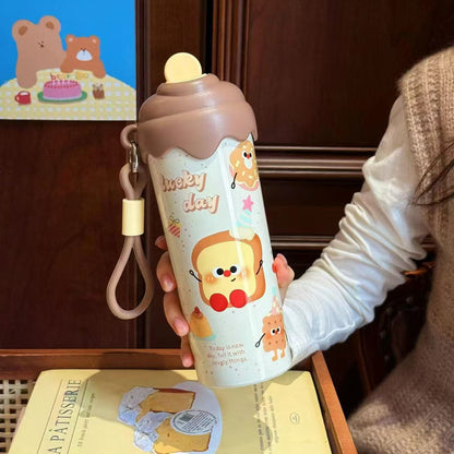 Dessert cute steel bottle 650ml