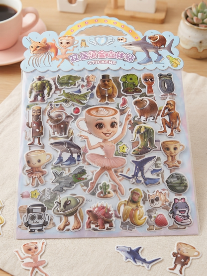 3D Kawaii Stickers 150