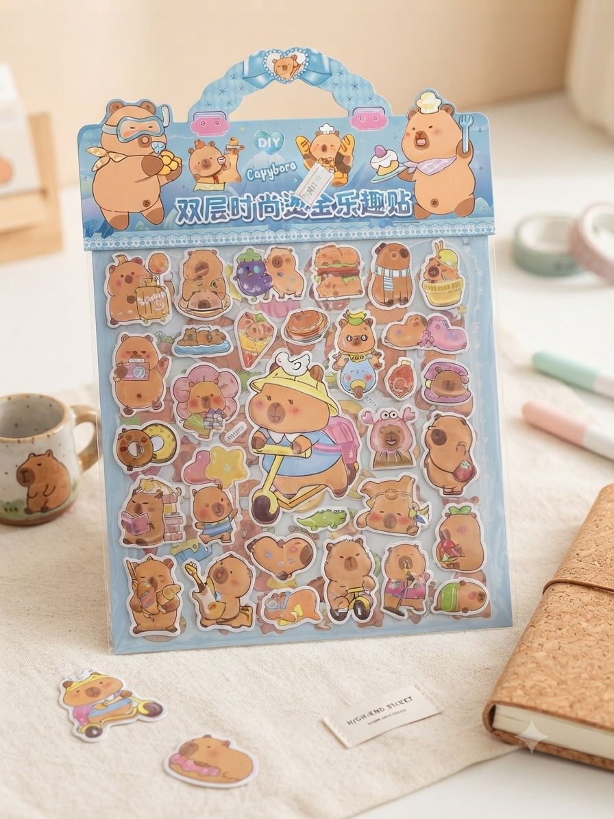3D Kawaii Stickers 150