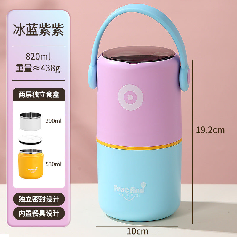 Pastel STEEL LUNCH BOX