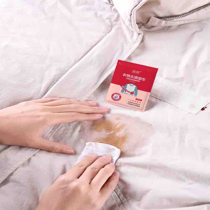 Portable Instant Stain Remover Wipes