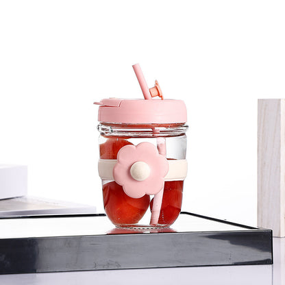Flower Glass Sipper