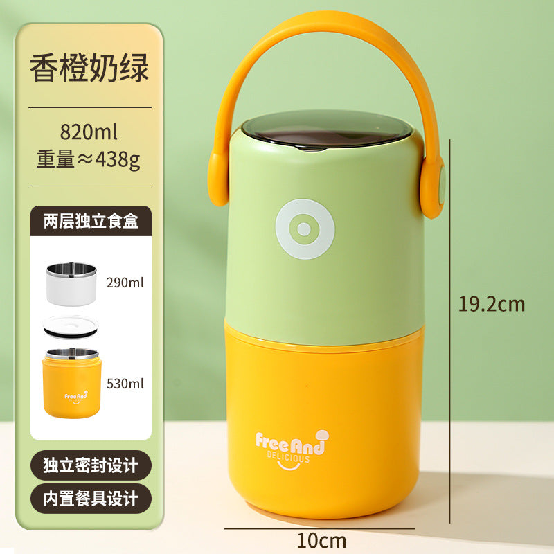 Pastel STEEL LUNCH BOX
