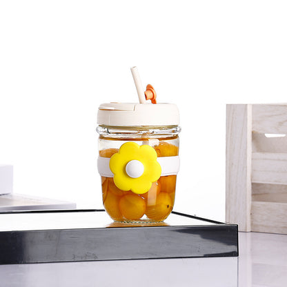 Flower Glass Sipper