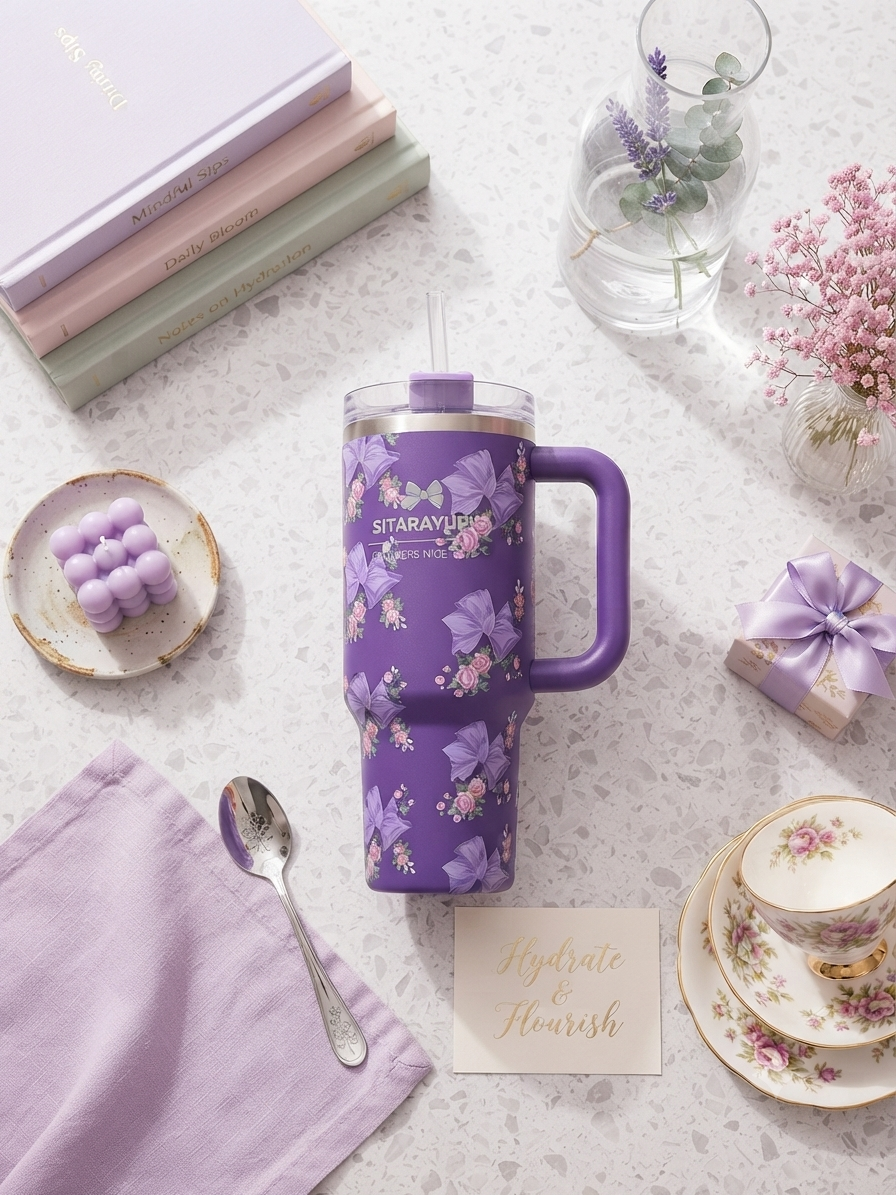 Sitarayuri Floral Tumbler 900ml