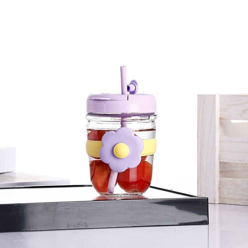 Flower Glass Sipper