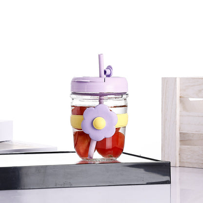 Flower Glass Sipper