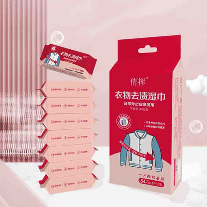 Portable Instant Stain Remover Wipes