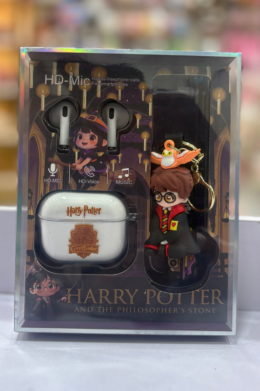 Harry Potter Earbuds With Keychain