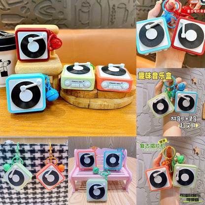 Retro Player Musical & Voice Recorder Keychain