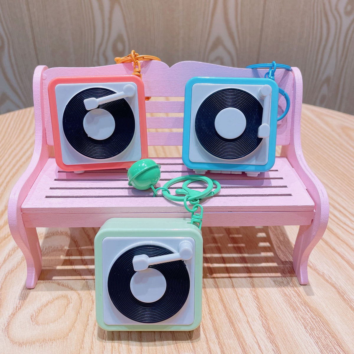 Retro Player Musical & Voice Recorder Keychain