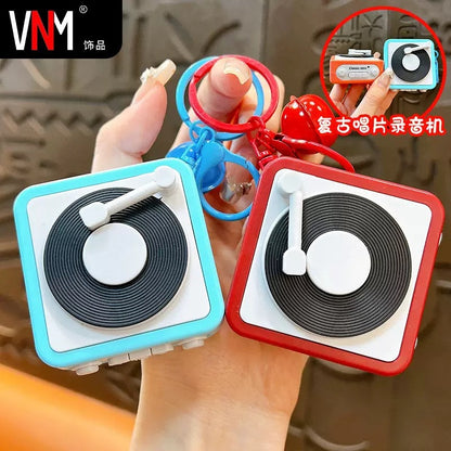Retro Player Musical & Voice Recorder Keychain