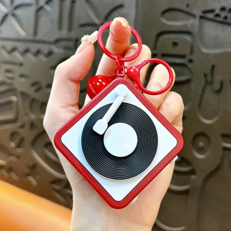 Retro Player Musical & Voice Recorder Keychain
