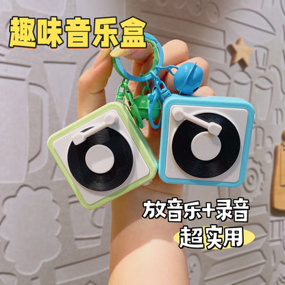 Retro Player Musical & Voice Recorder Keychain
