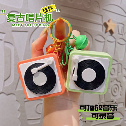 Retro Player Musical & Voice Recorder Keychain