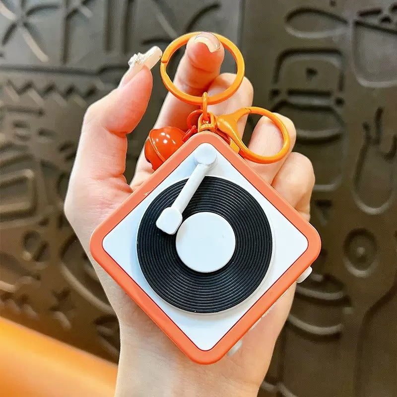 Retro Player Musical & Voice Recorder Keychain