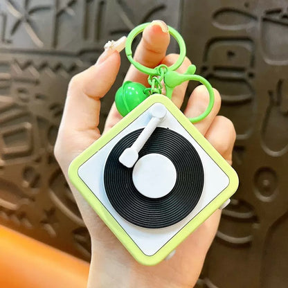 Retro Player Musical & Voice Recorder Keychain