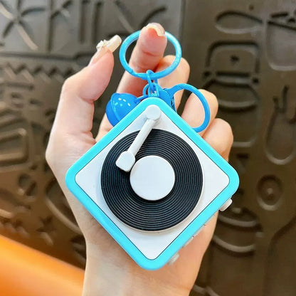 Retro Player Musical & Voice Recorder Keychain