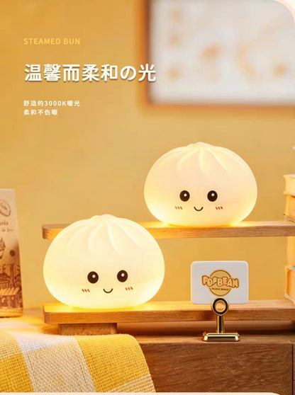 Dumpling Squishy Silicone Touch Lamp
