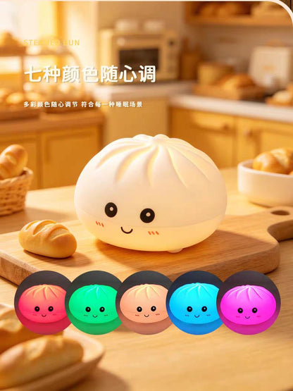 Dumpling Squishy Silicone Touch Lamp