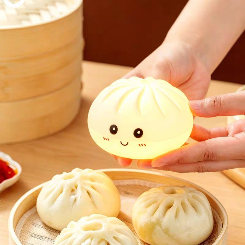 Dumpling Squishy Silicone Touch Lamp