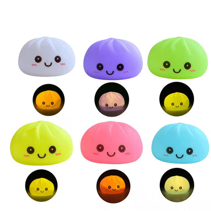 Dumpling Squishy Silicone Touch Lamp