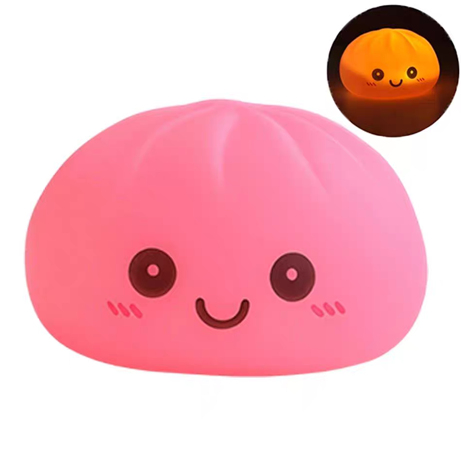 Dumpling Squishy Silicone Touch Lamp