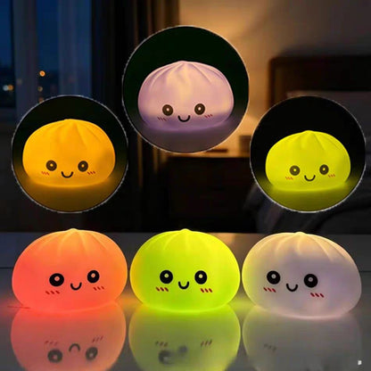 Dumpling Squishy Silicone Touch Lamp