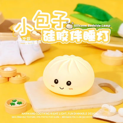 Dumpling Squishy Silicone Touch Lamp