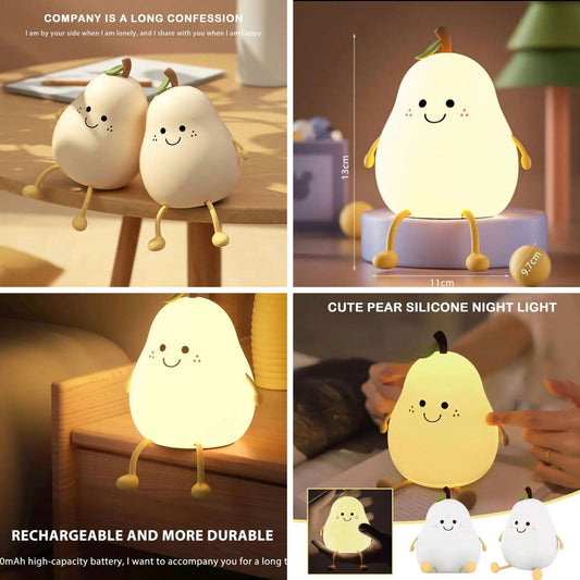 Pear Silicon Touch Lamp
