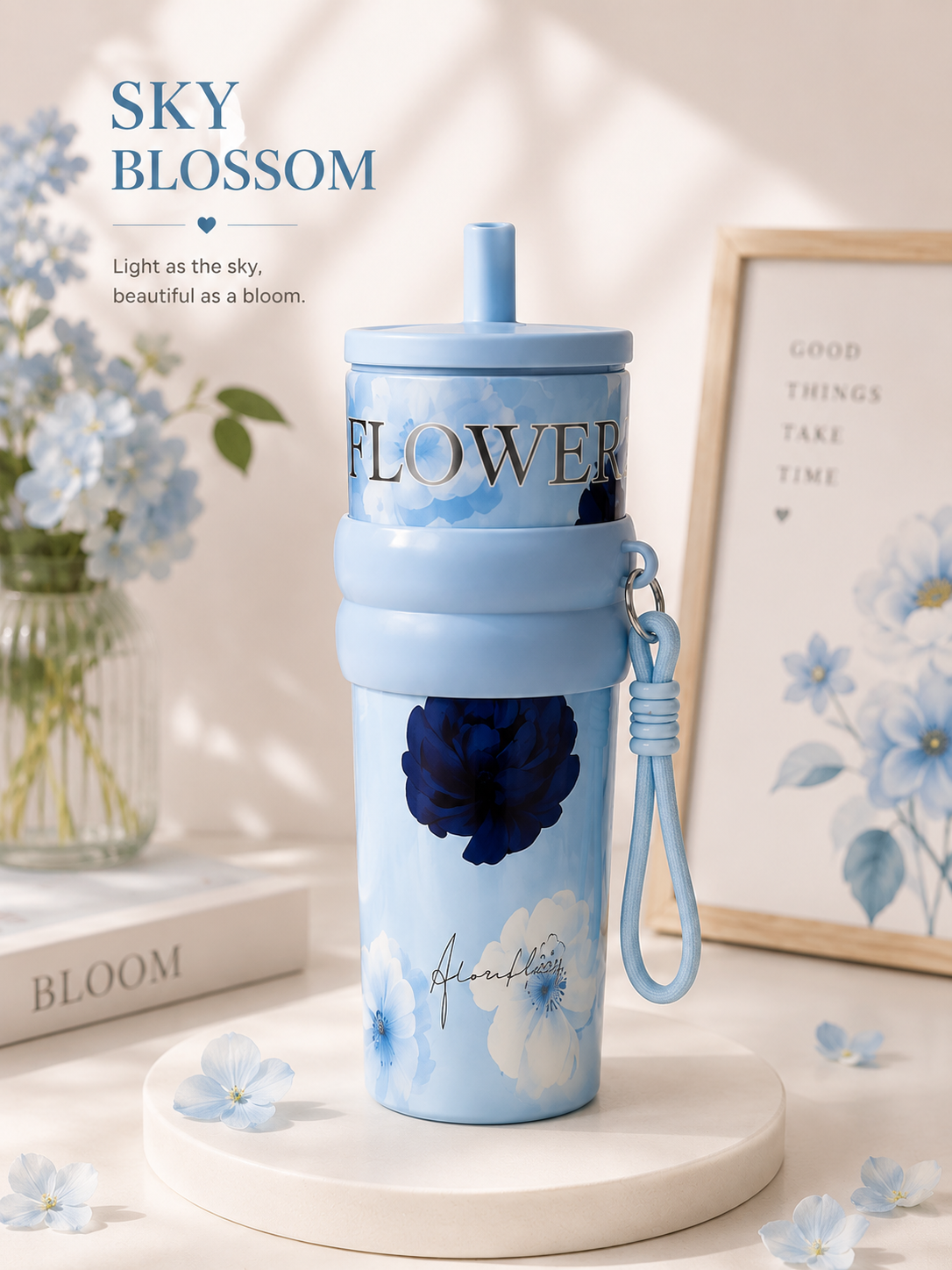 🌸Flower Insulated Sipppers