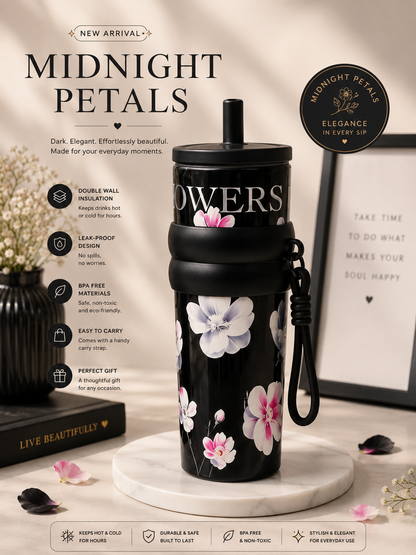 🌸Flower Insulated Sipppers