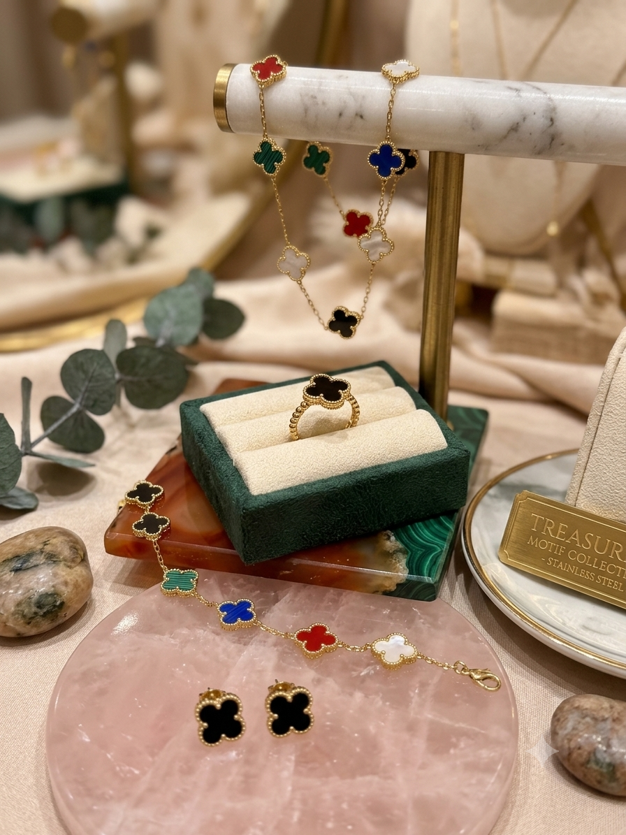 4-Piece Jewellery Set – Anti-Tarnish