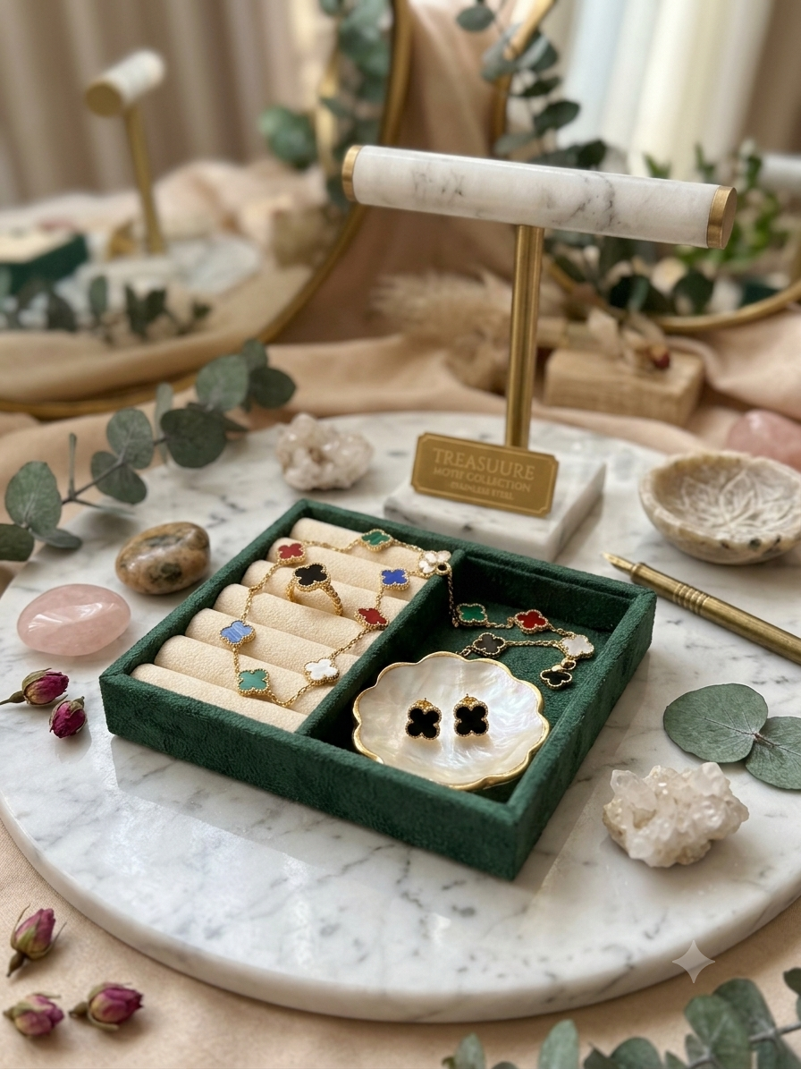 4-Piece Jewellery Set – Anti-Tarnish