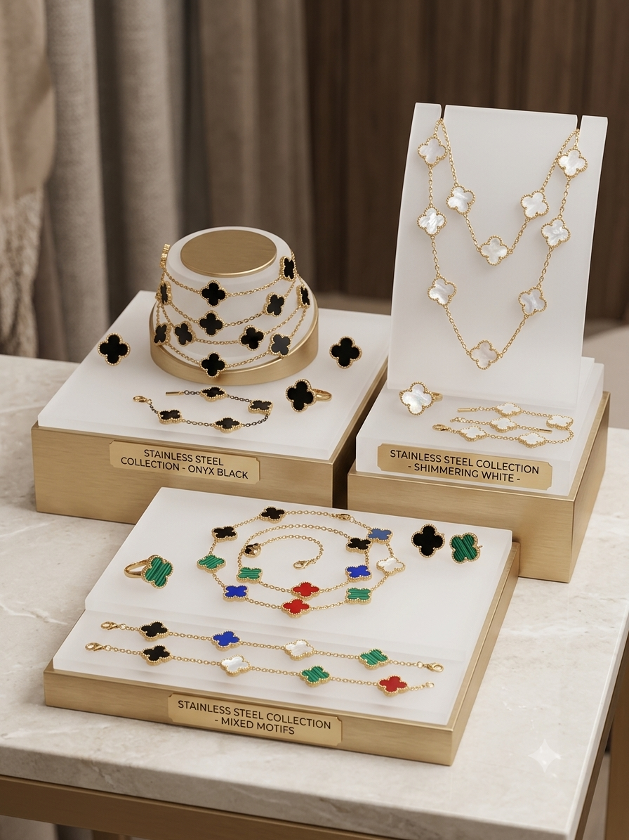 4-Piece Jewellery Set – Anti-Tarnish