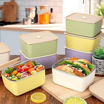 Pastel Steel Mini Lunch Box