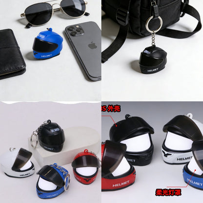 Helmet Led Keychain