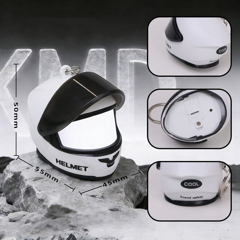 Helmet Led Keychain