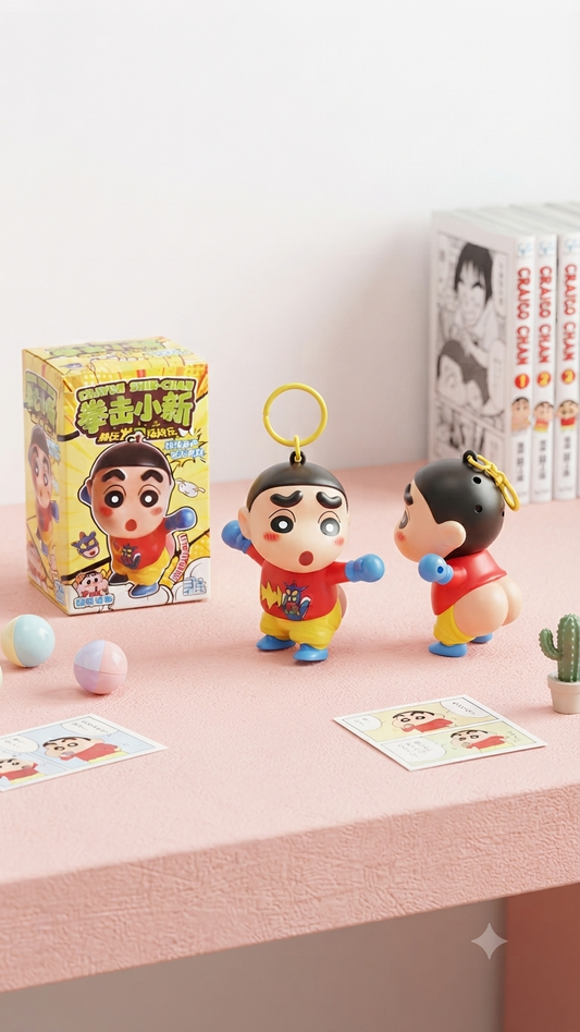 Shinchan Bum Toy Keychain