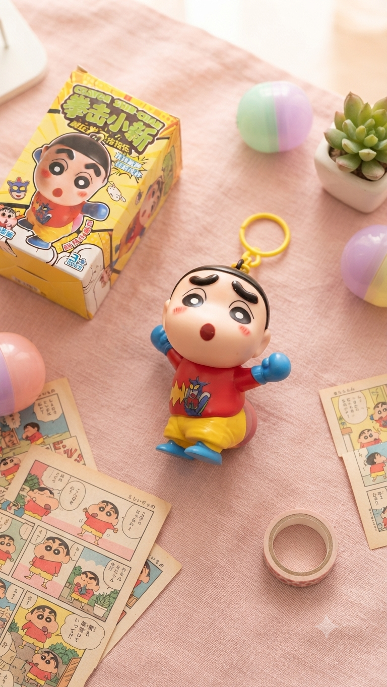 Shinchan Bum Toy Keychain
