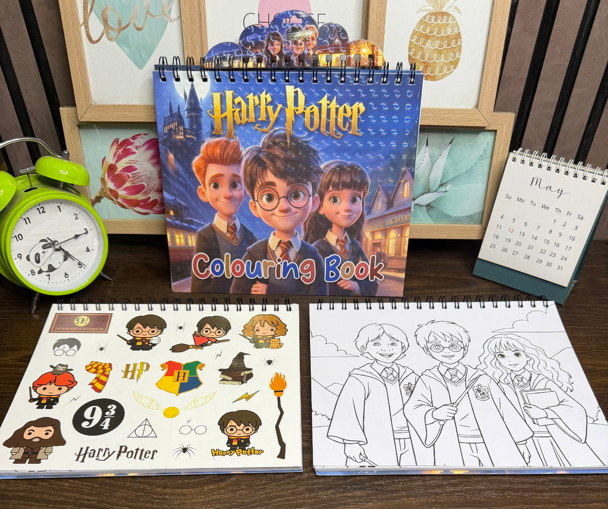 Harry Potter Coloring Book With Stickers