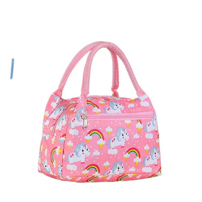 Printed Flower Lunch Bag